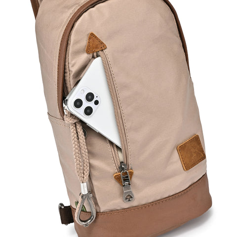 Urban Sling Bag: Beige