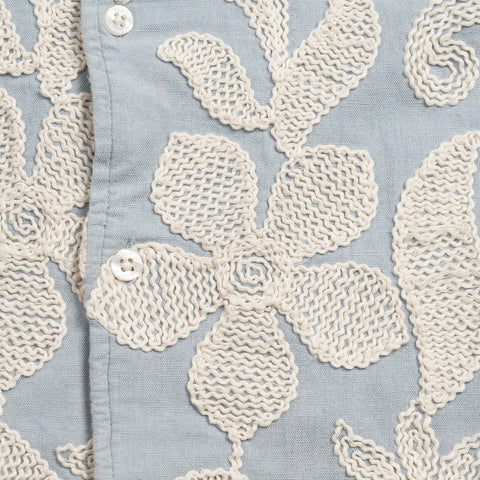Oleander Artisan Shirt S/S: Blue