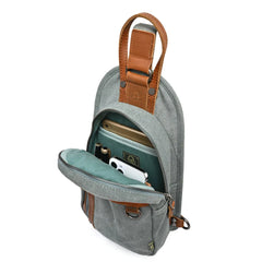 Agave Sling Bag: Teal