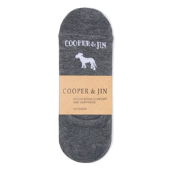 No Show Sock: DK Heather Grey