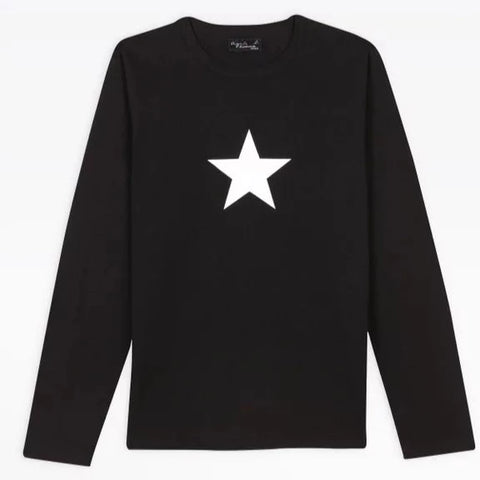 Coulos Star T-Shirt L/S: Black