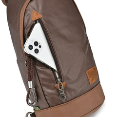 Urban Sling Bag: Brown