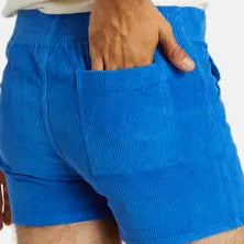 Stretch Corduroy Short: Blue
