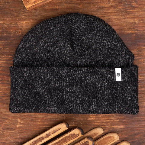 Wool Beanie: Black