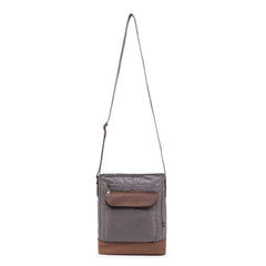 Urban Canvas Crossbody: Grey