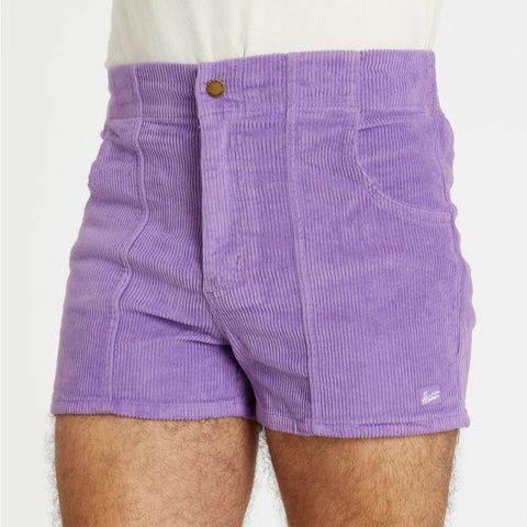 Stretch Corduroy Short: Purple