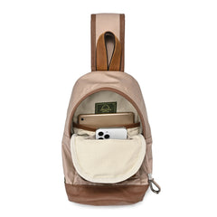 Urban Sling Bag: Beige