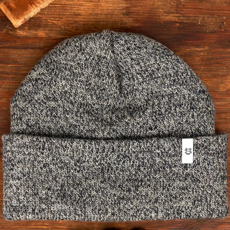 Wool Beanie: Charcoal