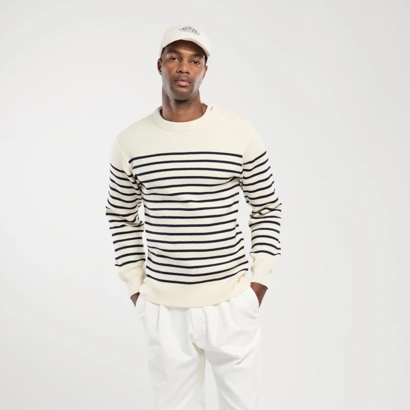 Sailor Sweater L/S: Nature/Navy