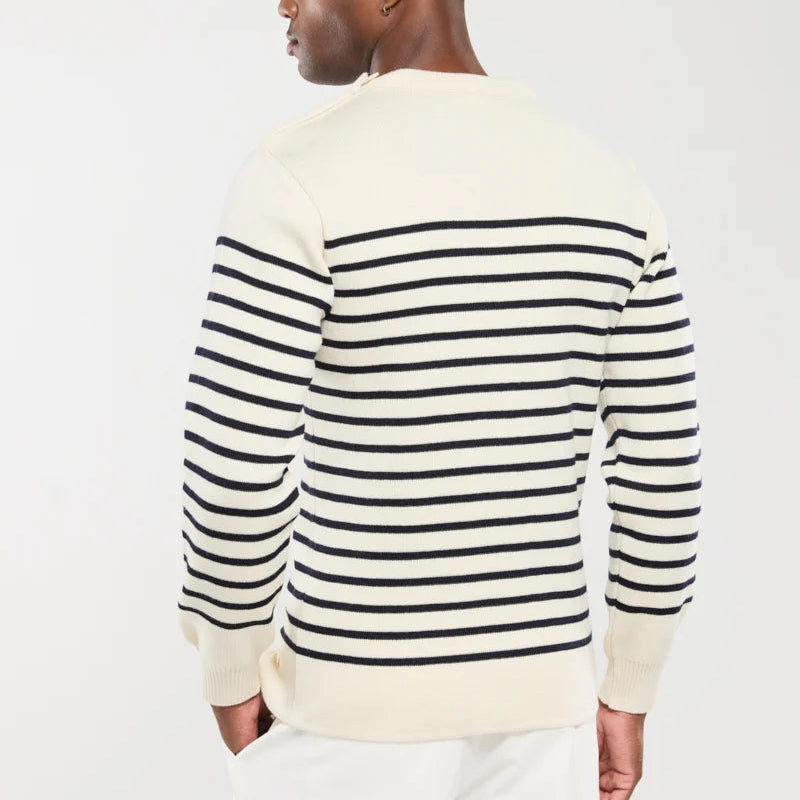 Sailor Sweater L/S: Nature/Navy
