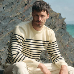 Sailor Sweater L/S: Nature/Navy