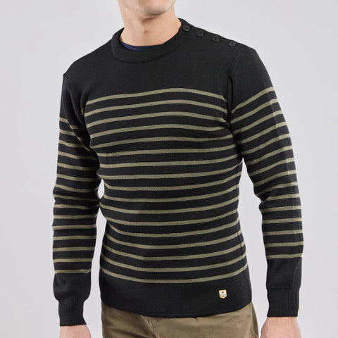 Sailor Sweater L/S: Black/Olive