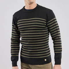 Sailor Sweater L/S: Black/Olive
