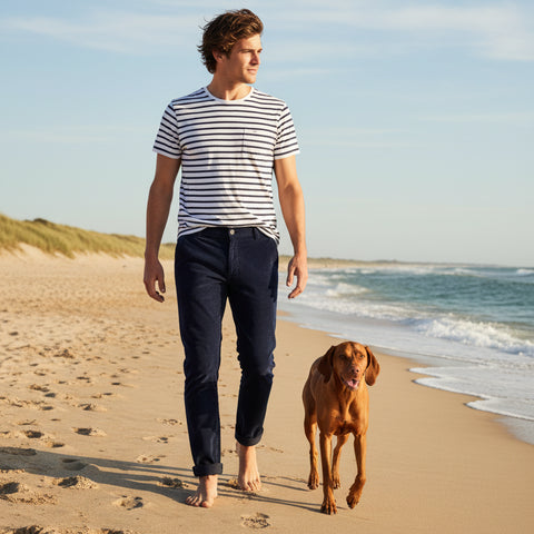Corduroy Pant: Navy