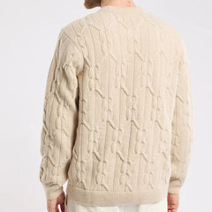 Irish Fisherman Sweater L/S: Beige