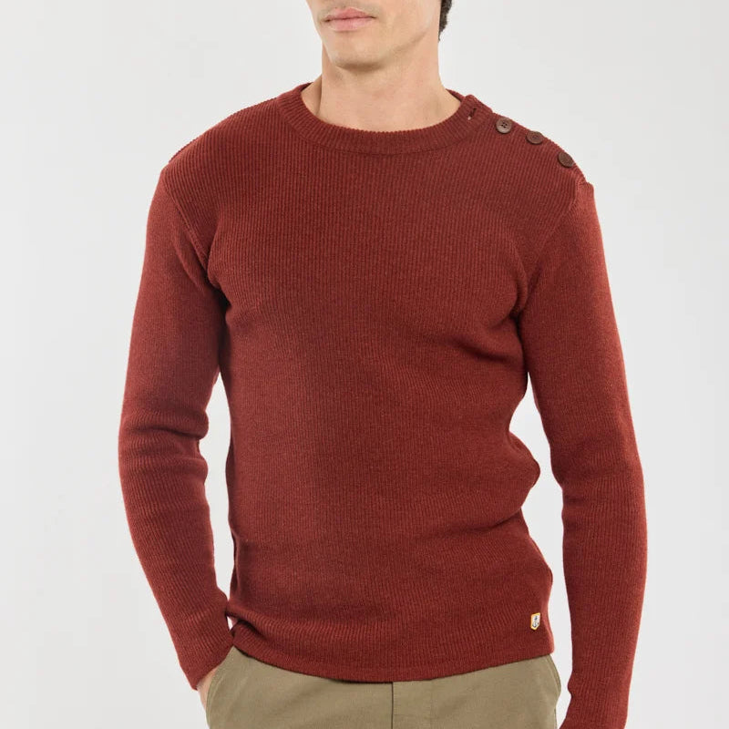 Sailor Sweater L/S: Ketchup Heather