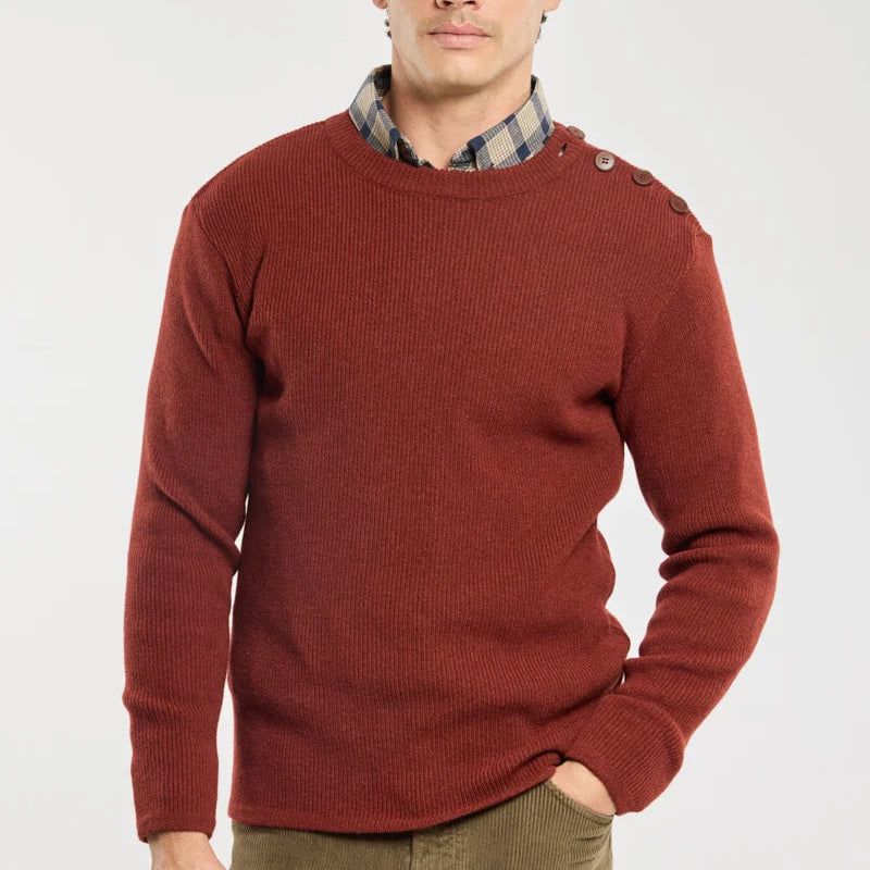 Sailor Sweater L/S: Ketchup Heather