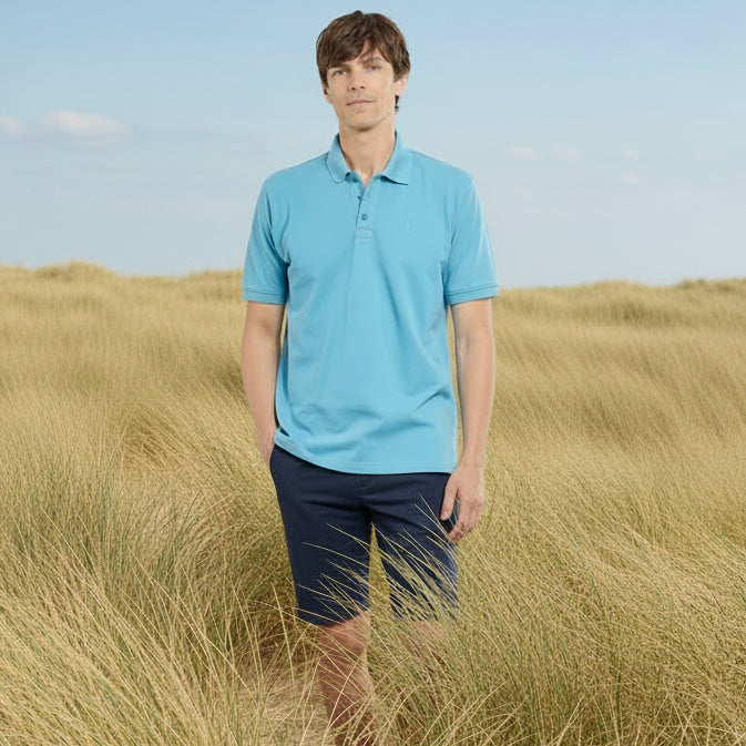Solid Polo S/S: Waterfall
