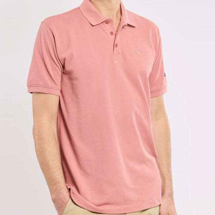 Solid Polo S/S: Brick Dust