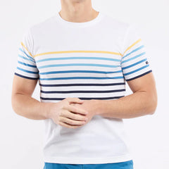 Striped T-Shirt S/S: White