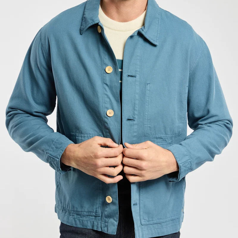 Fisherman's Jacket: Teal