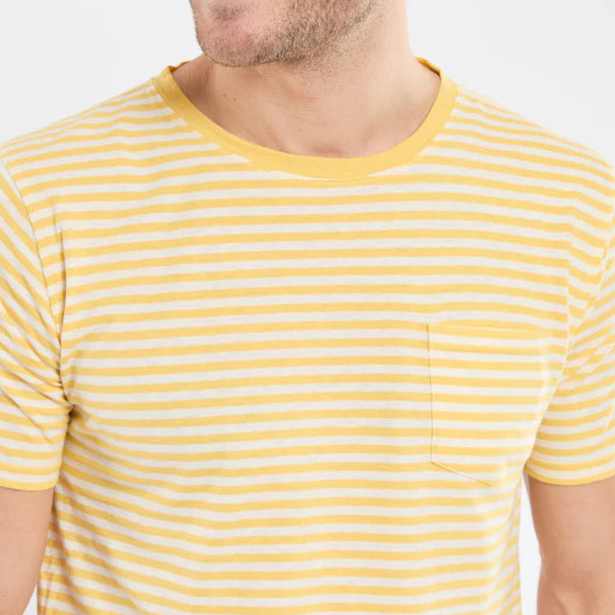 Striped T-Shirt S/S: Yellow/Nature