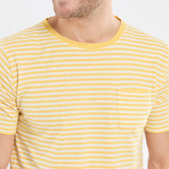 Striped T-Shirt S/S: Yellow/Nature