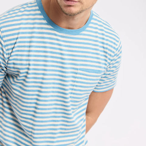 Striped T-Shirt S/S: Waterfall/Nature