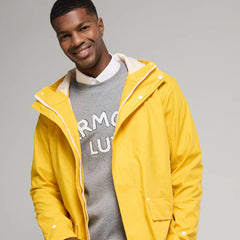 Waterproof Breton Raincoat: Yellow