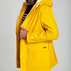 Waterproof Breton Raincoat: Yellow