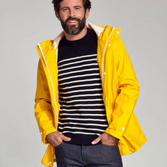 Waterproof Breton Raincoat: Yellow