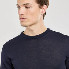 Damgan Crew Sweater L/S: Navy