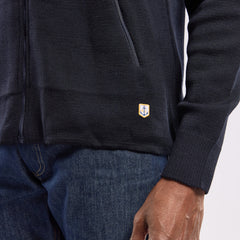 Pulky Ribbed Hoodie L/S: Navy