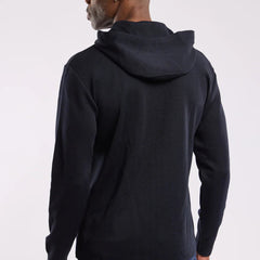 Pulky Ribbed Hoodie L/S: Navy