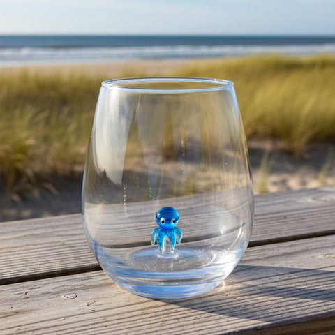 Octopus Wine Glass