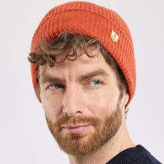 Lambswool Beanie: Paprika