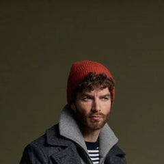 Lambswool Beanie: Paprika