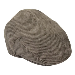 Corduroy Flat Cap: Olive