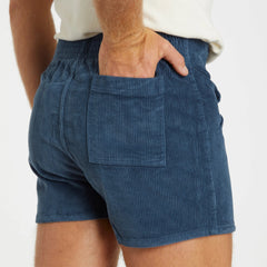 Stretch Corduroy Short: Navy