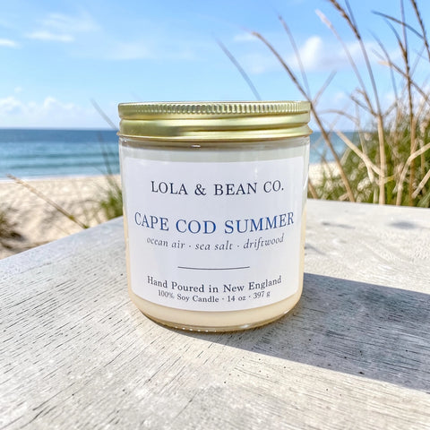 Costal Soy Candle: Cape Cod Summer 7.5 oz.