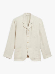 Albin Linen Jacket: Beige