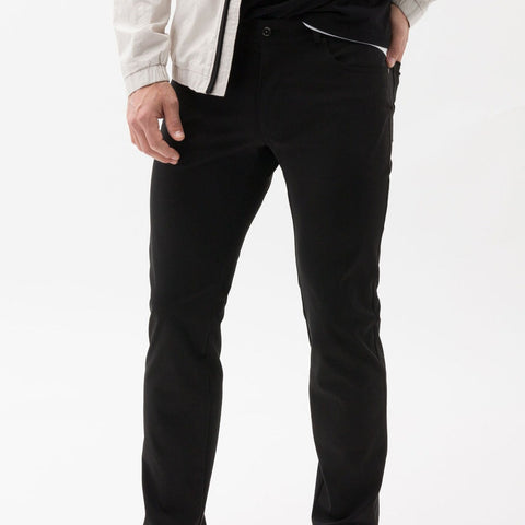 Chuck 5-Pocket Stretch Jersey Pant: Black