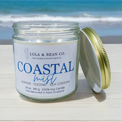 Costal Soy Candle: Coastal Mist 7.5 oz.