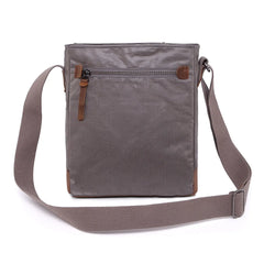 Urban Canvas Crossbody: Grey