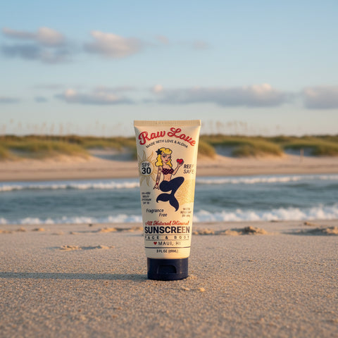 Raw Love SPF 30 Sunscreen: 3 oz.