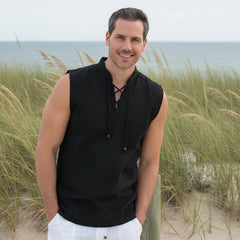 Mykonos Shirt: Black