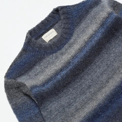 Ombre Stripe Hosono Sweater L/S: Black Multi