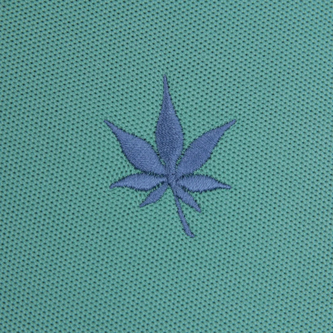 1983 Tipped Pique Polo S/S: Seafoam
