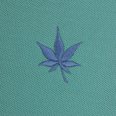 1983 Tipped Pique Polo S/S: Seafoam