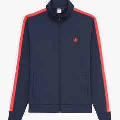 Tipped Warm-Up Jacket L/S: Navy